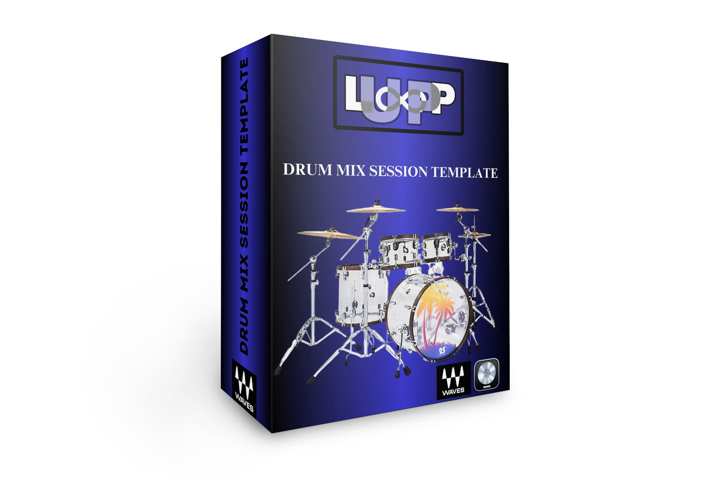 Logic Pro Drum Mix Session Template - Waves